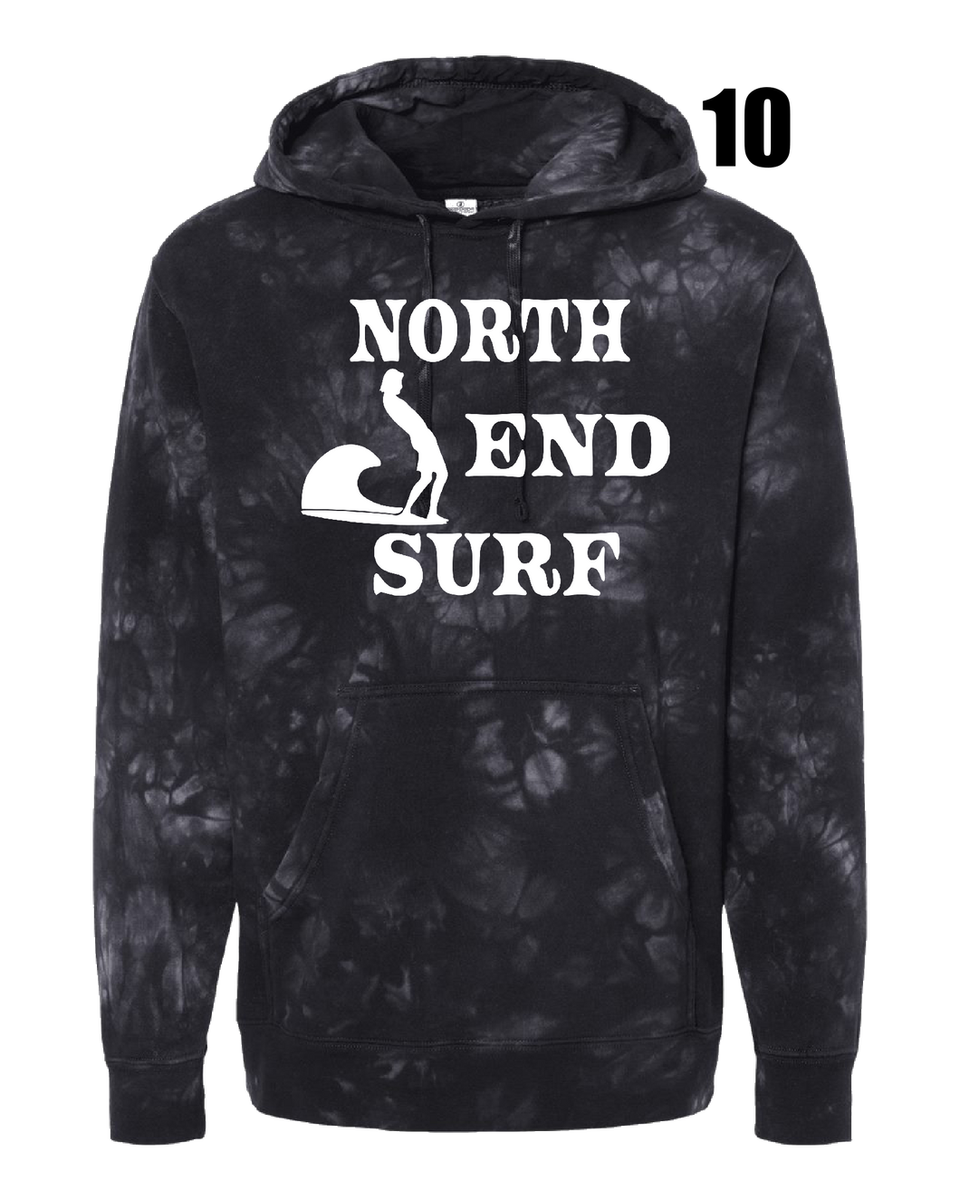 North End Surf Tie-Dyed Hoodie