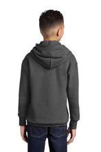 Load image into Gallery viewer, Adventure Camp Fleece Pullover Hooded Sweatshirt / Charcoal
