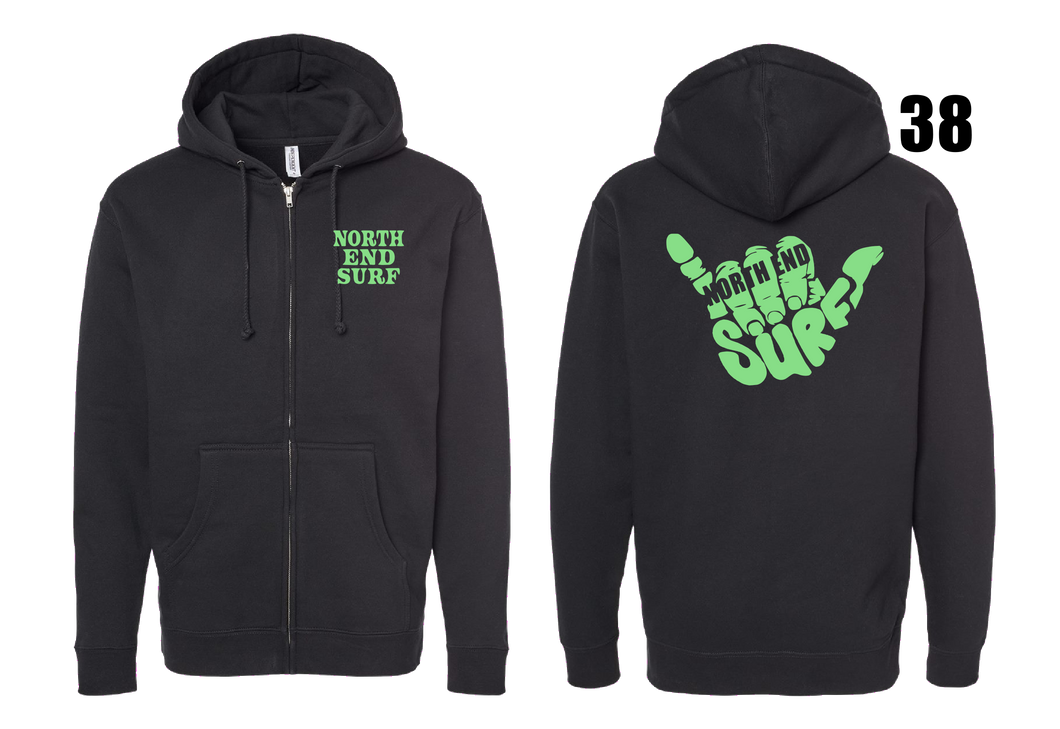 North End Surf Hoodie w/ Zipper-SHAKA Edition