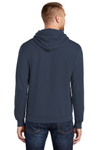 Load image into Gallery viewer, Fleece Pullover Hooded Sweatshirt / Navy &amp; Grey
