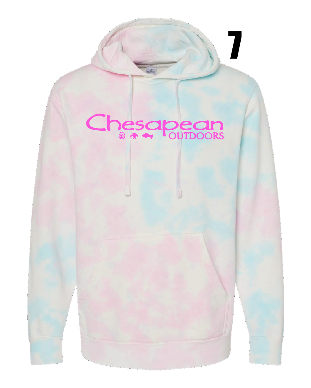 Chesapean Outdoors Tie-Dyed Hoodie/SWIRLS