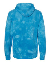 Load image into Gallery viewer, Chesapean Outdoors Unisex Tie-Dyed Hooded Sweatshirt / Aqua Blue
