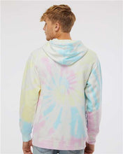 Load image into Gallery viewer, Chesapean Outdoors Tie-Dyed Hooded Sweatshirt / Sunset Swirl
