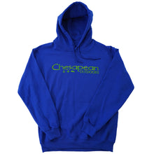 Load image into Gallery viewer, Blue with Camo Logo Adult Heavy Blend Hooded Sweatshirt
